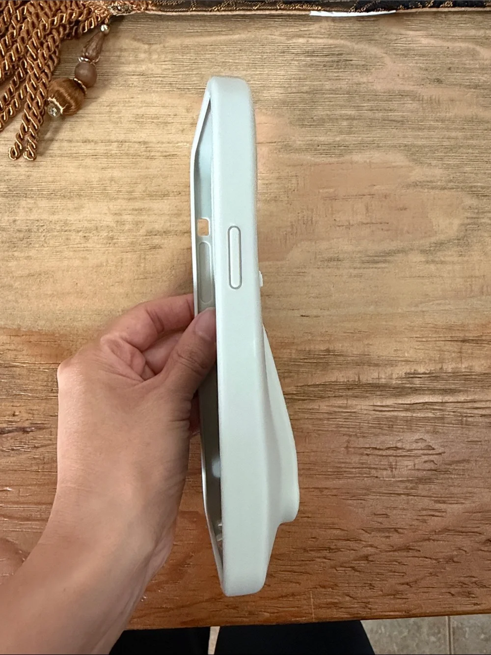 RHODE Pale Blue iPhone Case with Integrated Stand